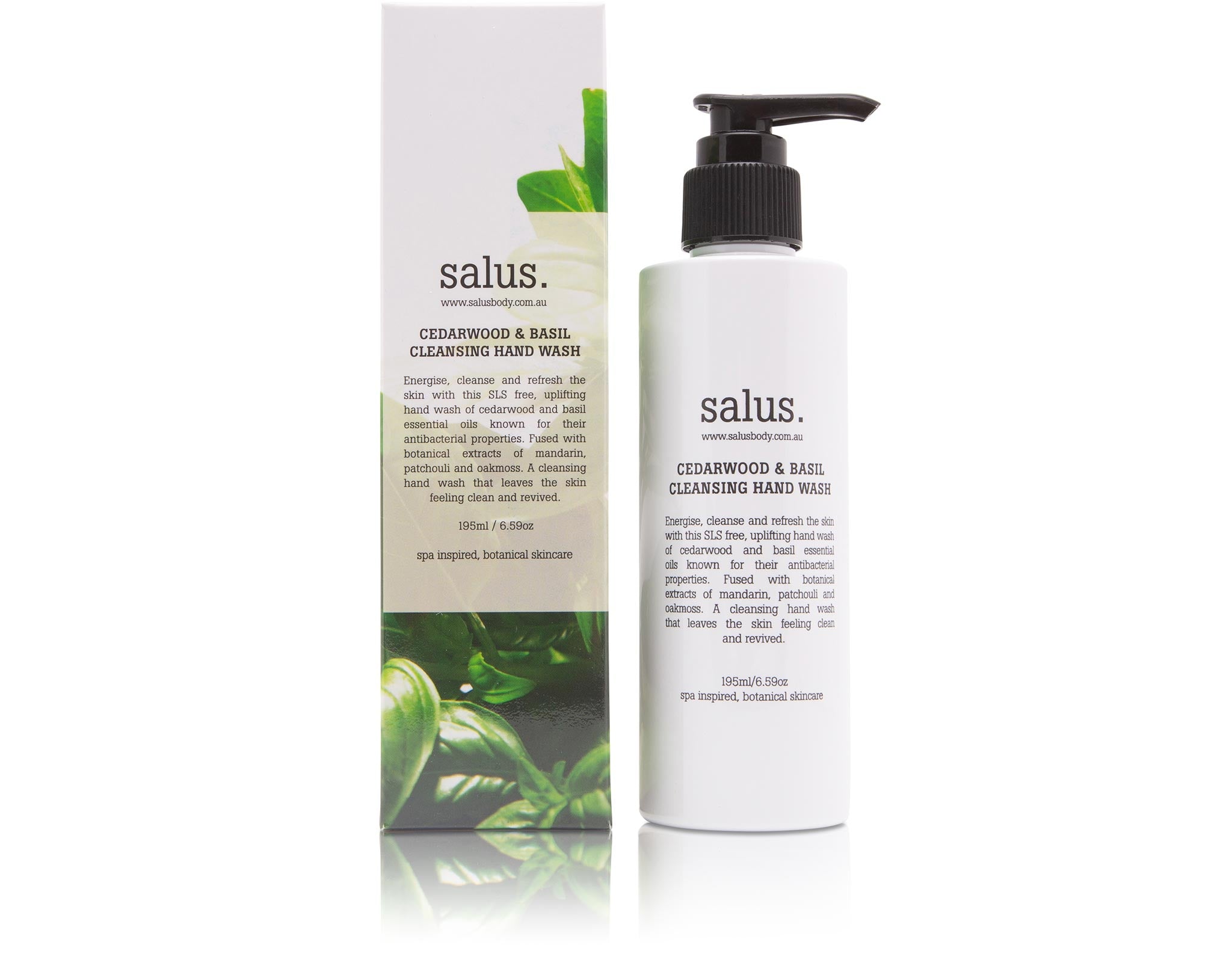 Cedarwood Basil Cleansing Hand Wash Salus Body