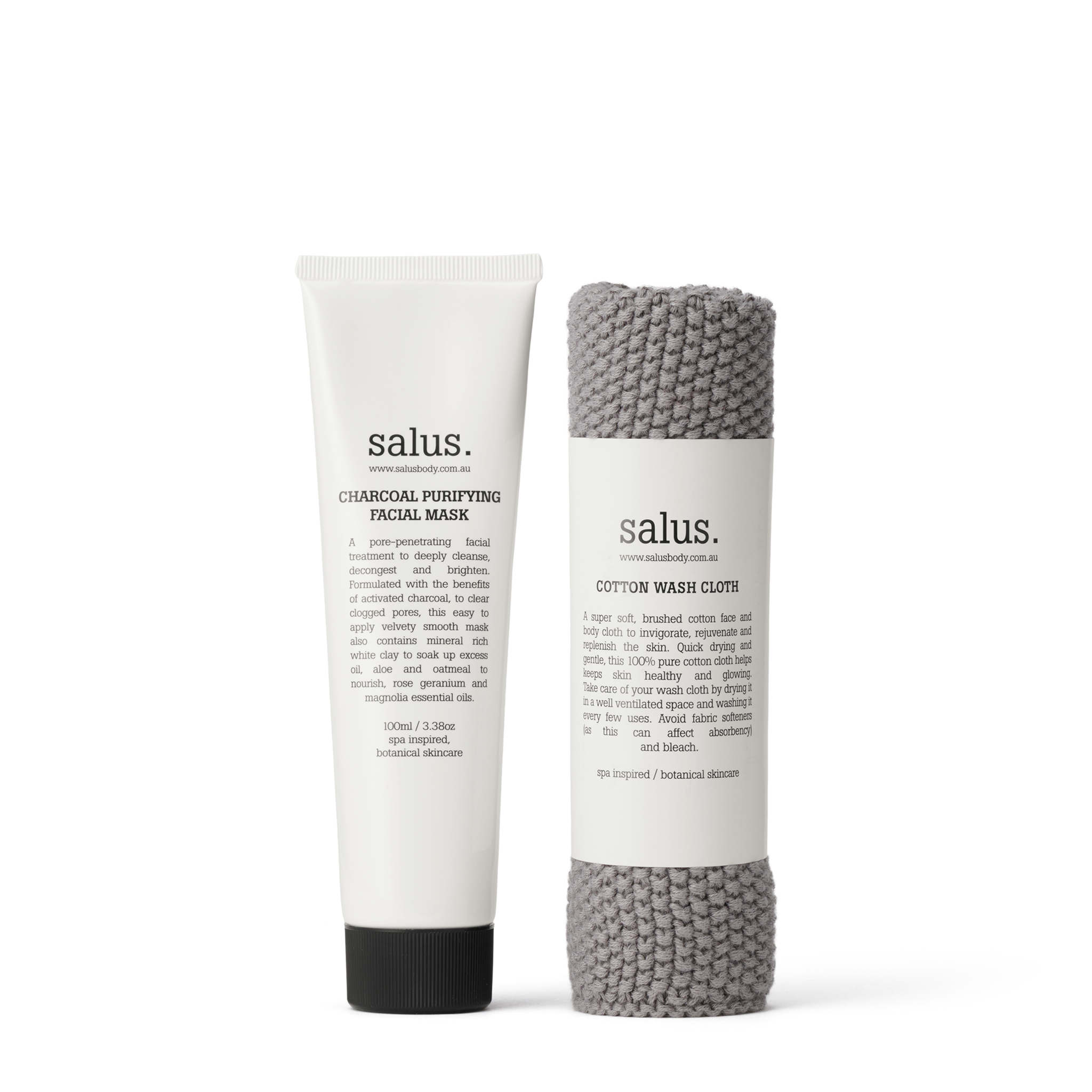 Charcoal Purifying Facial Mask Set