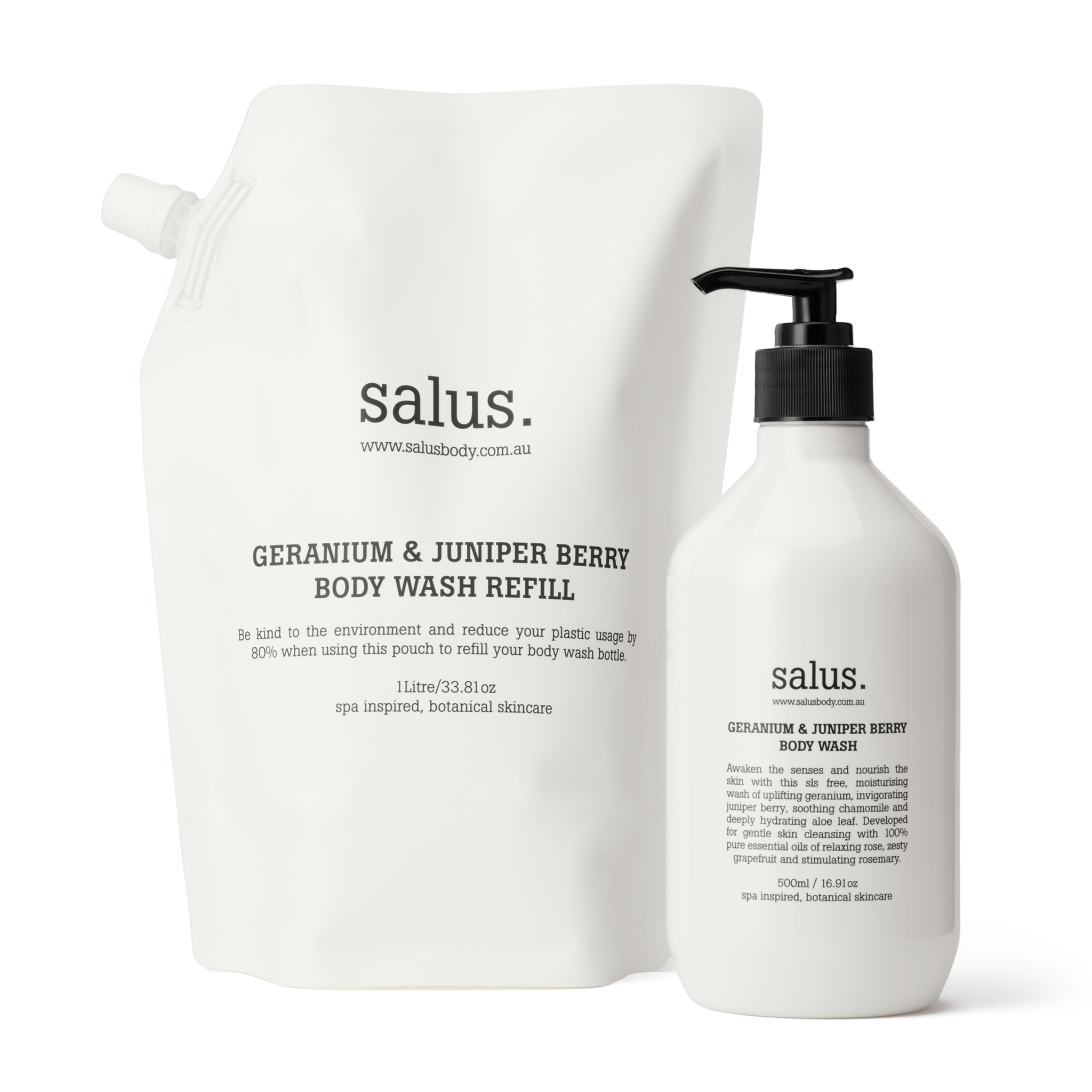 Geranium & Juniper Berry Body Wash Bundle