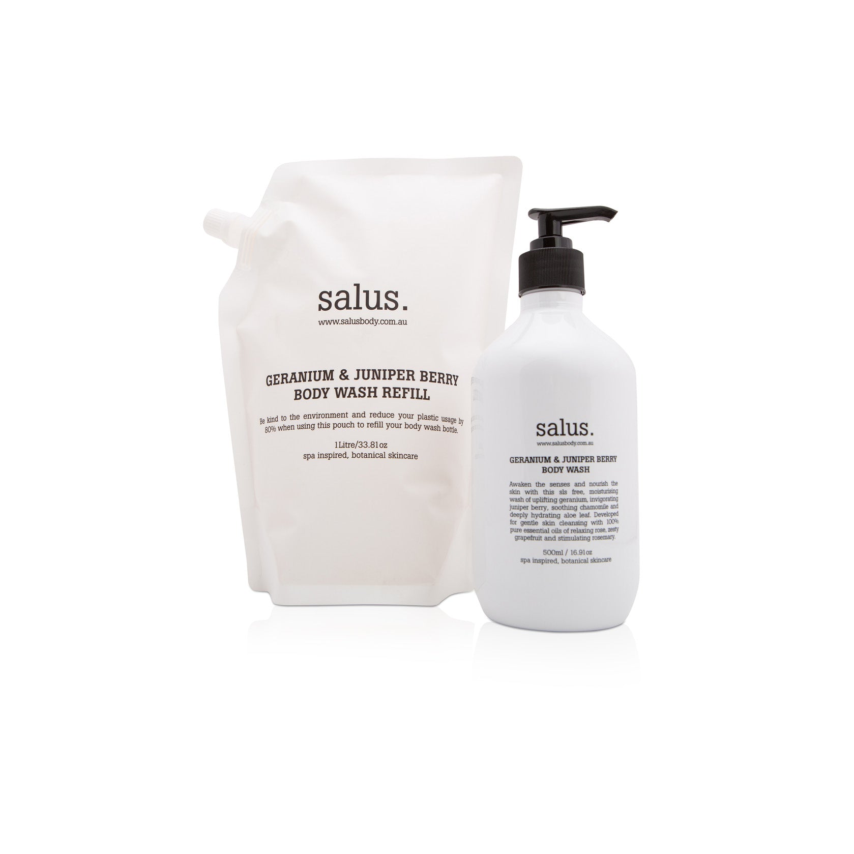 Geranium & Juniper Berry Body Wash Bundle