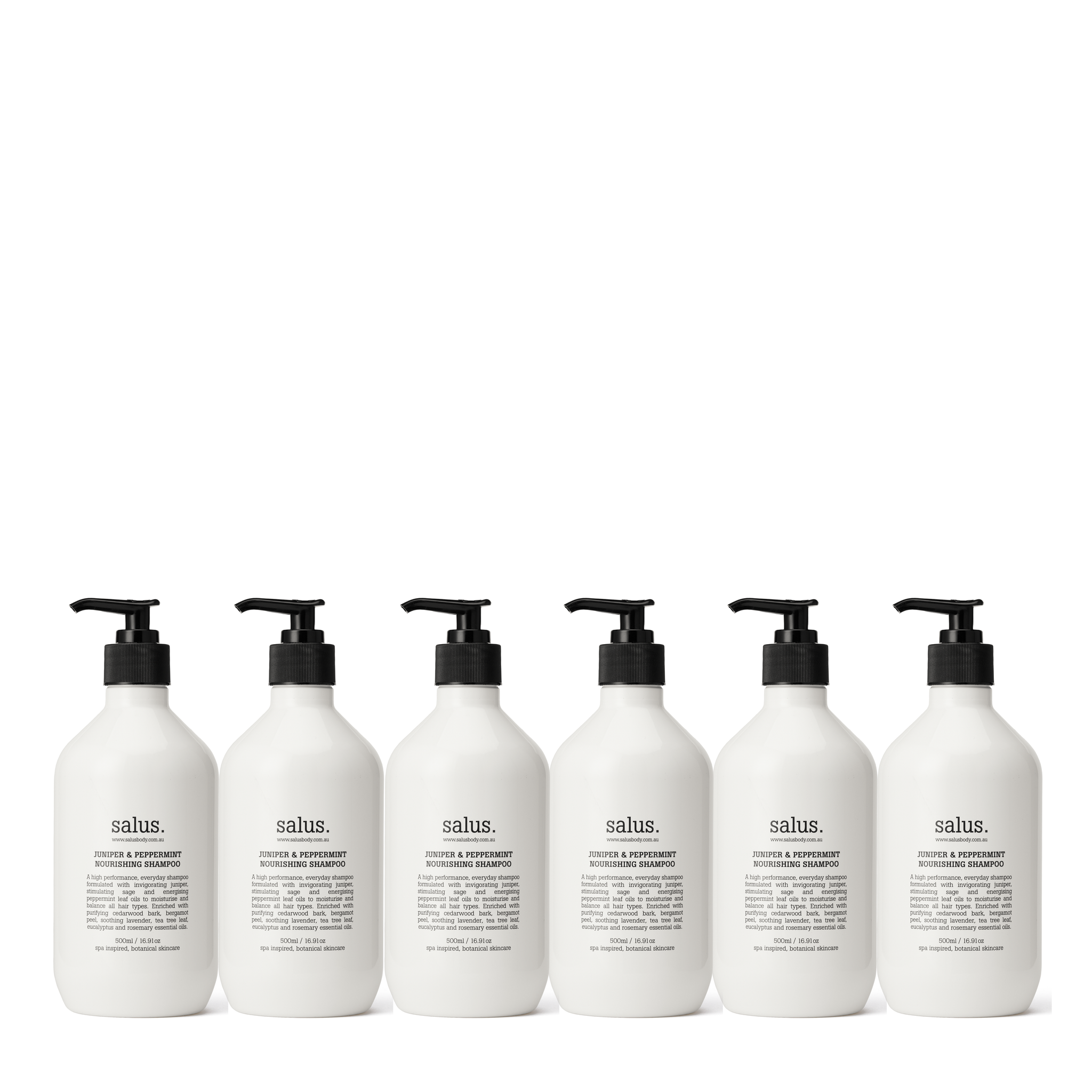 Shampoo, Juniper & Peppermint – 6 Pack